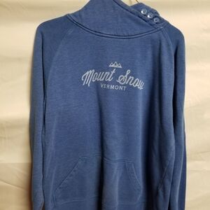 Oura Blue Cotton-Blend Garment